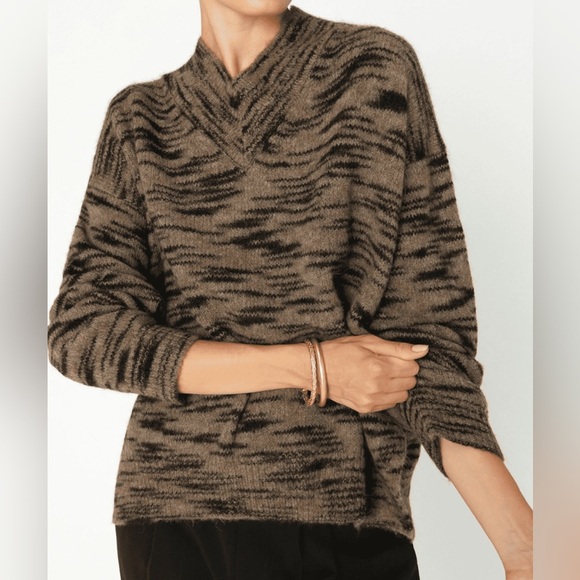 Brochu walker Dutton alpaca wool space dyed sweater nwot